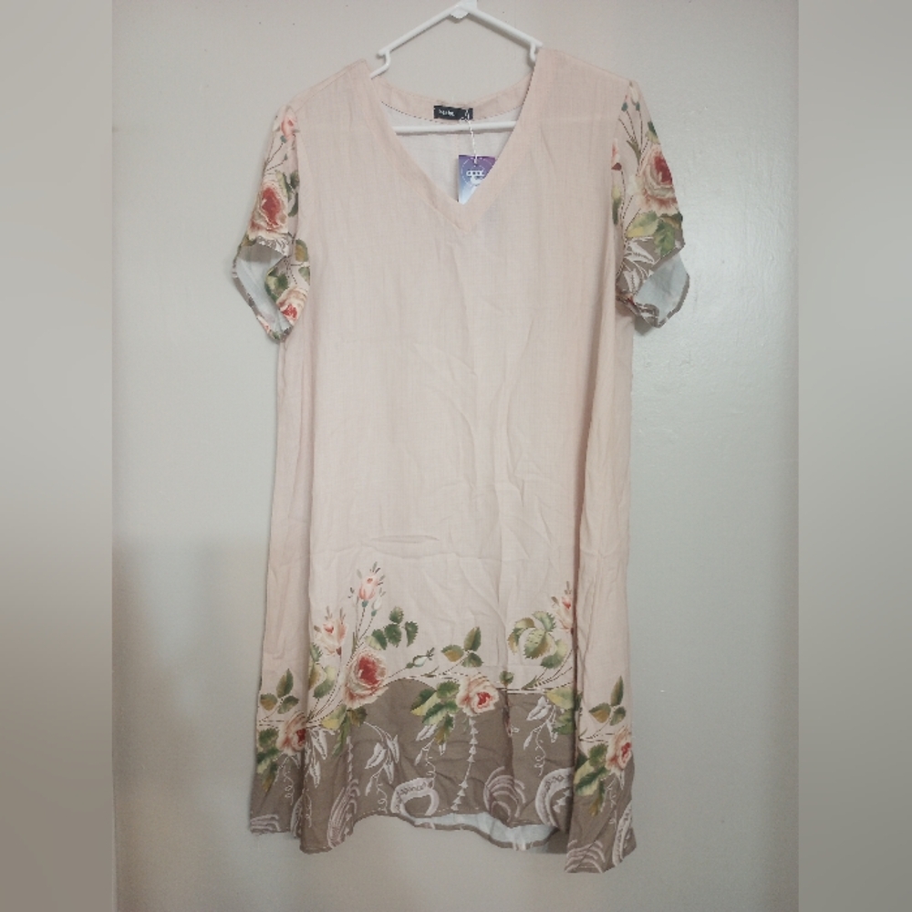 Hekka Women's Lightweight Floral Print Dress NWT